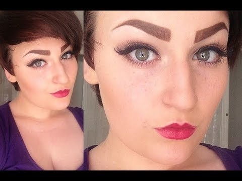 In instagram draw wavy eyebrows - and not only