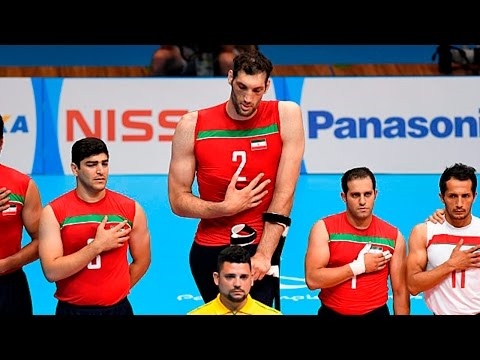 De volleybalspeler van Kazachstan verbleekte het internet