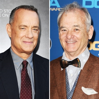 Siapa yang ditampilkan dalam foto ini - Tom Hanks atau Bill Murray?