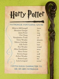 Tes penggemar Harry Potter: cari tahu siapa Patronus Anda