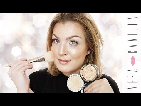 Skjønnhetsbloggerseksperiment: Alle sminke bare av highlighters