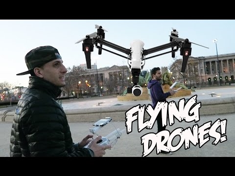 Film z latającego drona psa z Japonii