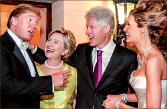 Clintoni ja Trumpi arutelud muutusid karaokepidueks