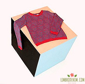 Sweater SEMUA Pakaian rajut dengan corak geometri