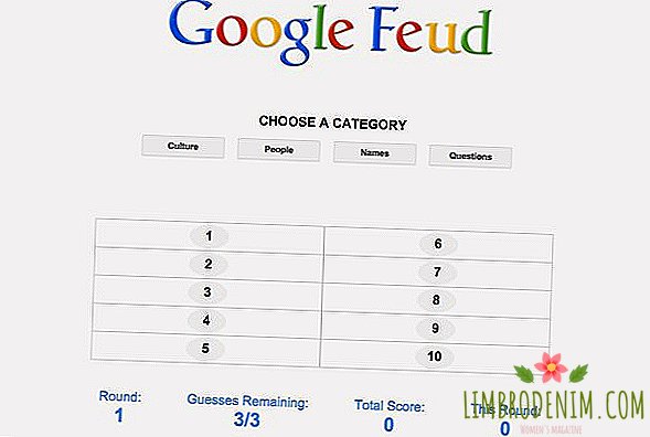 "Google Feud": questionário em consultas de pesquisa populares