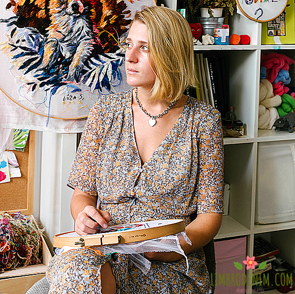 Kunstenaar Liza Smirnova in haar atelier