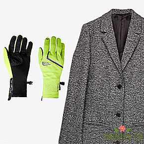 Combo: manteaux et gants