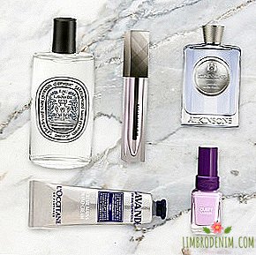Kosmeetika lavendli lõhna ja toonidega