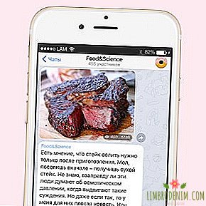 To whom to subscribe: Telegram about the scientific approach to food