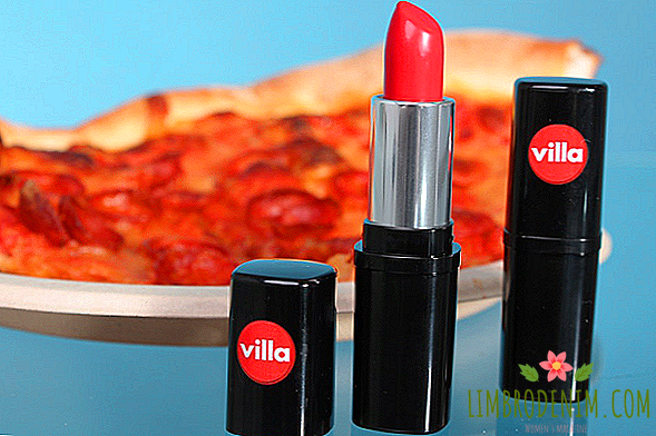 뉴욕 피자 가게가 페퍼로니 립스틱을 준다.