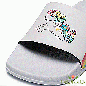 Flip-flop blanco roto x My Little Pony